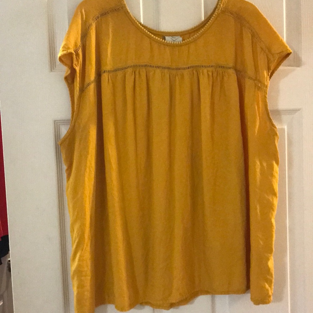 Mustard yellow casual shirt